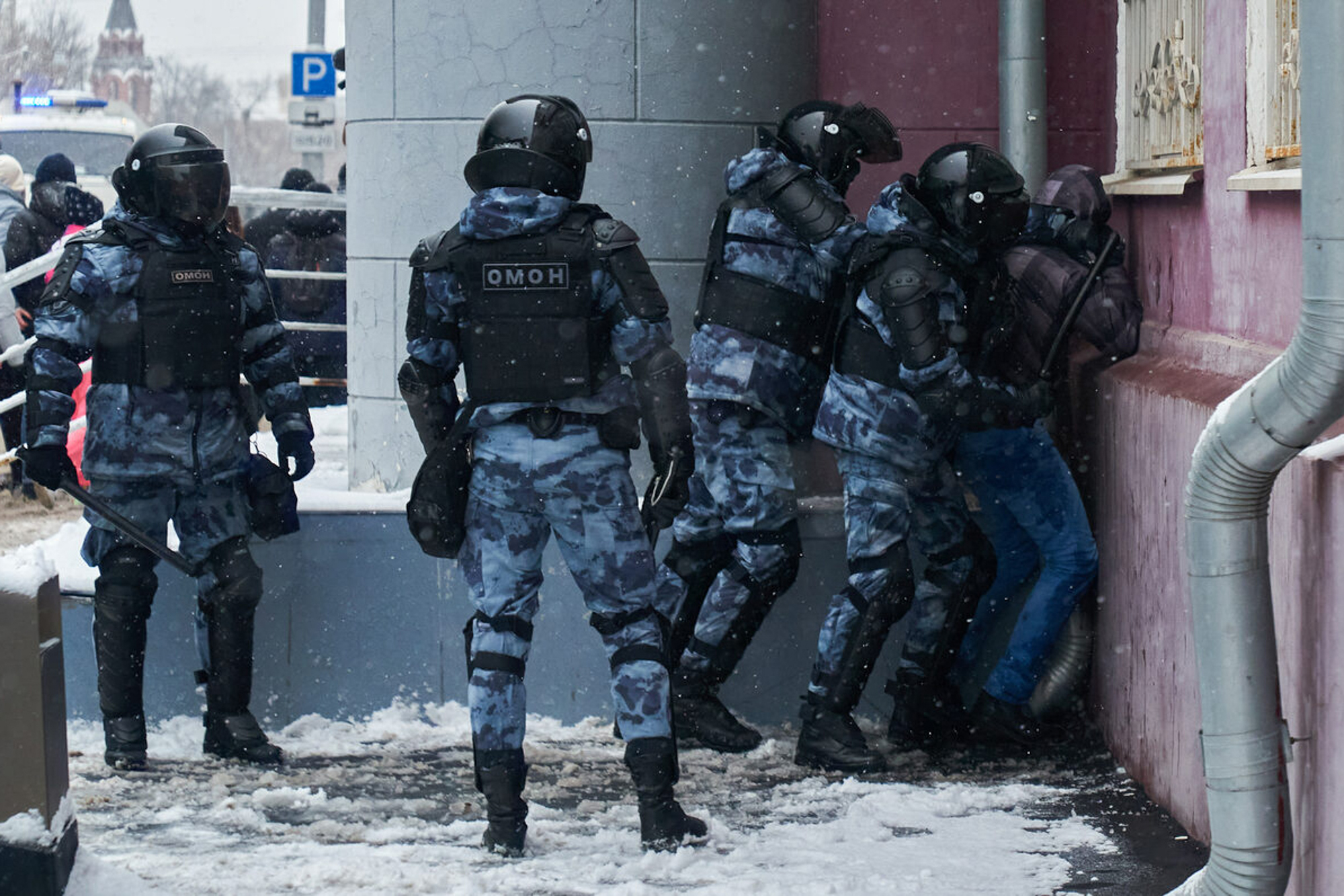 Задержание в Москве, 31 января 2021 года / Фото: Валерий Теневой