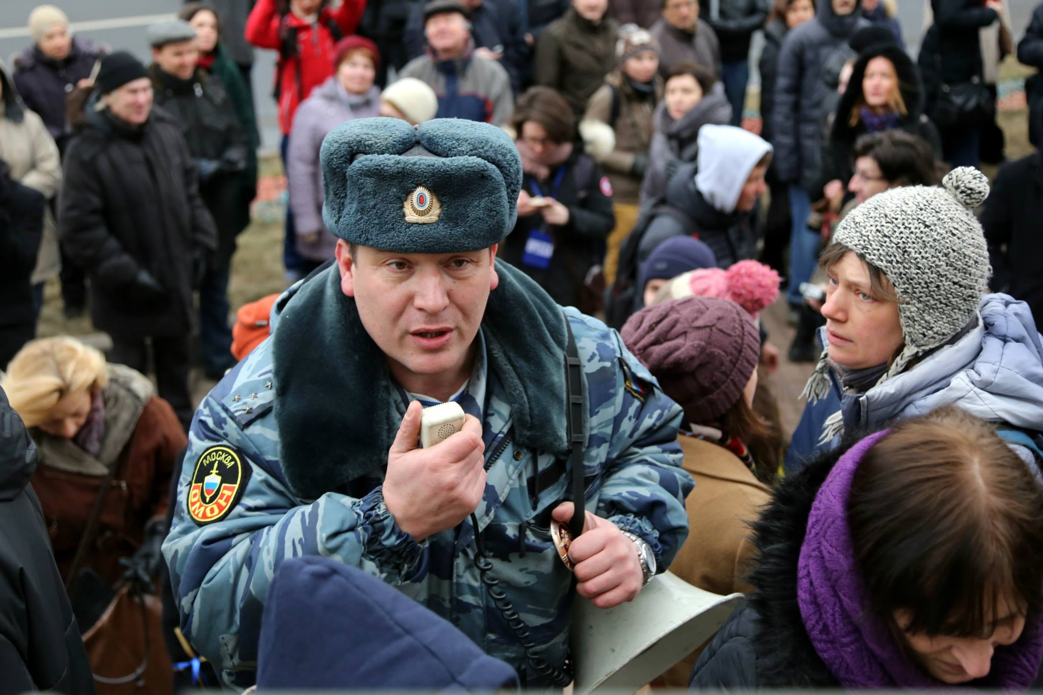 Акции против войны в Украине, 2 марта 2014 года, Москва / Фото: Василий Петров