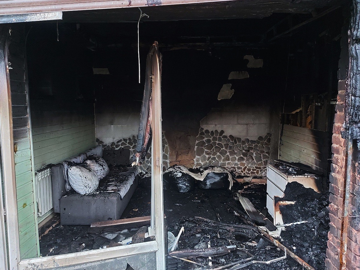 Дом Андрея Панюшкина после пожара / Фото предоставлено героем публикации