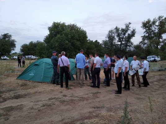 Полиция разобрала палаточный лагерь защитников Волго-Ахтубинской поймы