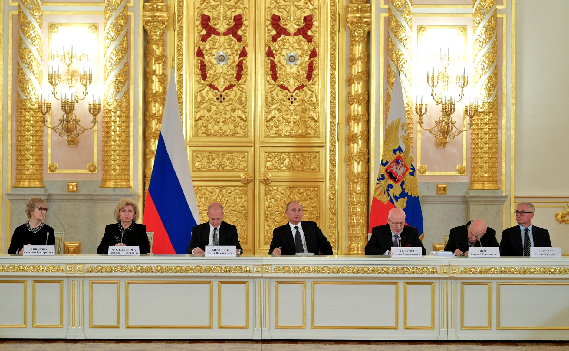 Заседание Совета по развитию гражданского общества и правам человека, 11 декабря 2018 года / Фото: http://kremlin.ru/